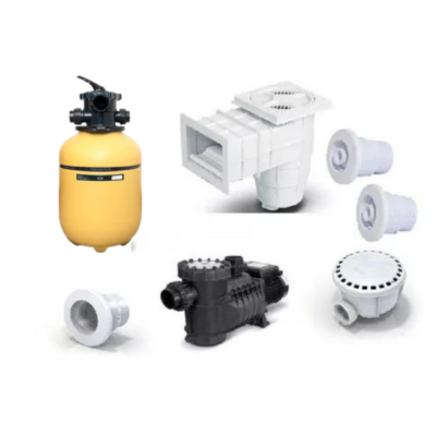 Kit Vulcano Piscina Filtrovc20, Bomba050, Skimmer + Accesorios Hormigón