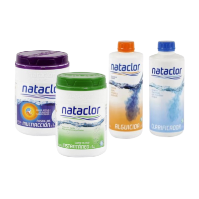 Combo Nataclor cloro, alguicida y clarificador