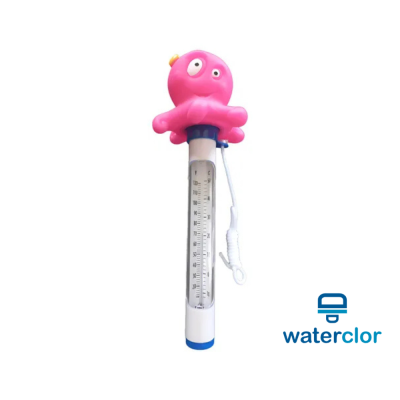 TERMOMETRO PULPO WATERCLOR PARA PILETA
