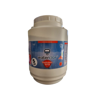 Cloro granulado WATERCLOR Lento 5 kg