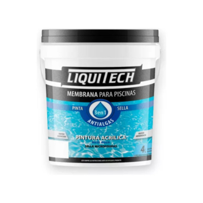 Membrana para piscina Liquitech Celeste aruba 4 lt